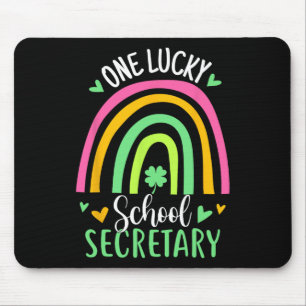 Mousepad Uma Secretária Escolar Sortuda Chuva de Bênçãos Sh