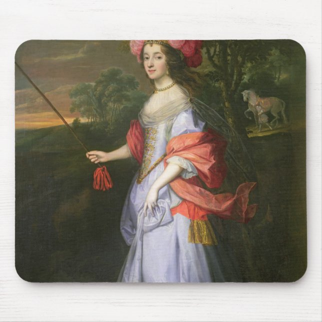 Mousepad Uma senhora no traje de mascarada, c.1679 (Frente)