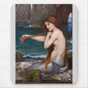 Mousepad Uma sereia de John William Waterhouse 1900 CC1041