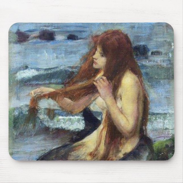 Mousepad Uma sereia (estudo) (Frente)