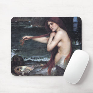 Mousepad Uma Sereia John William Waterhouse Mythological