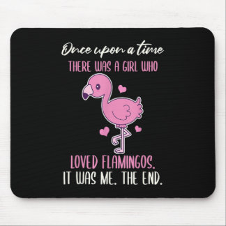 Mousepad Uma Vez Havia Uma Garota Que Amava Flamingos