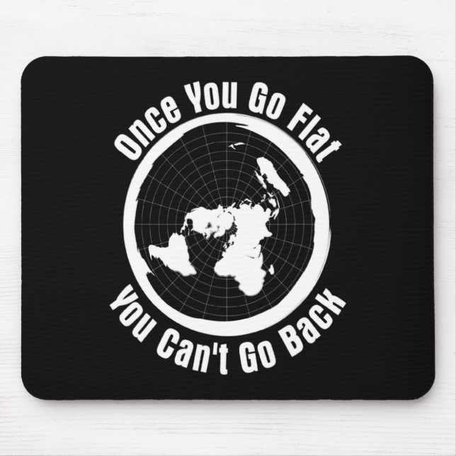 Mousepad Uma Vez Você Vai Plano Você Não Pode Voltar Terra  (Frente)