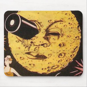 Mousepad Uma viagem ao cartaz cinematográfico da lua