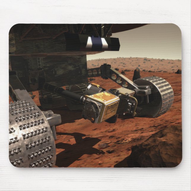 Mousepad Uma visão de perto do braço em Marte da NASA (Frente)