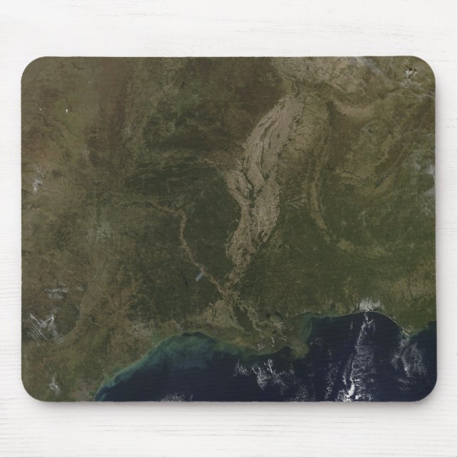 Mousepad Uma visão sem nuvens do sul dos Estados Unidos (Frente)