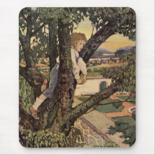 Mousepad Uma Vista das Árvores por Jessie Willcox Smith