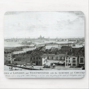 Mousepad Uma vista das cidades de Londres e de Westminster