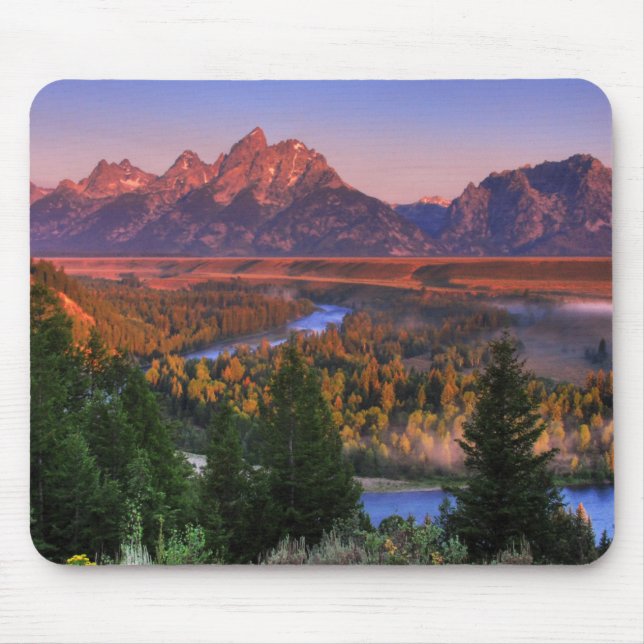Mousepad Uma vista na manhã (Frente)