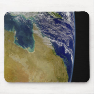 Mousepad Uma vista parcial da terra que mostra Austrália