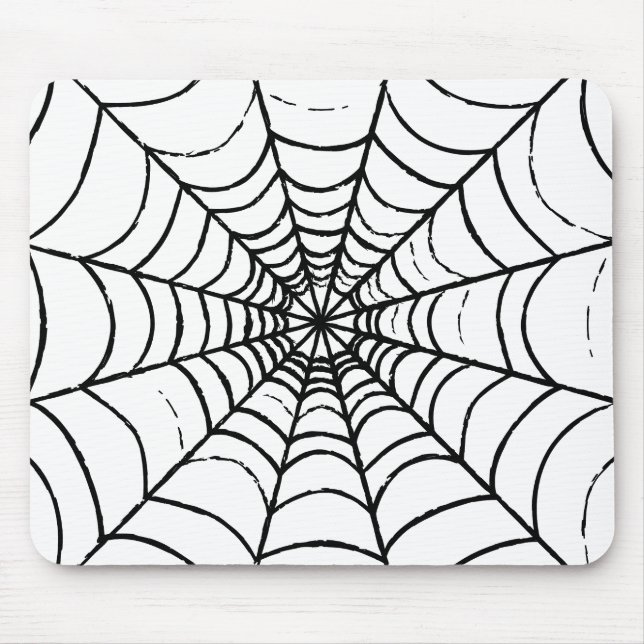 Mousepad Uma Web de aranha simples (Frente)