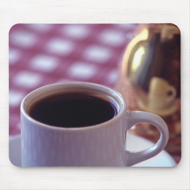 Mousepad Uma xícara de Café Árabe. Síria. O Oriente Médio (Frente)