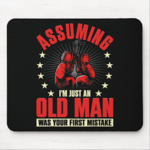 Mousepad Uming, sou só um velho, foi o seu primeiro erro B
