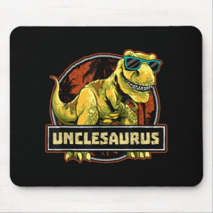 Mousepad Unclesaurus T rex Tio Saurus Dinossaur