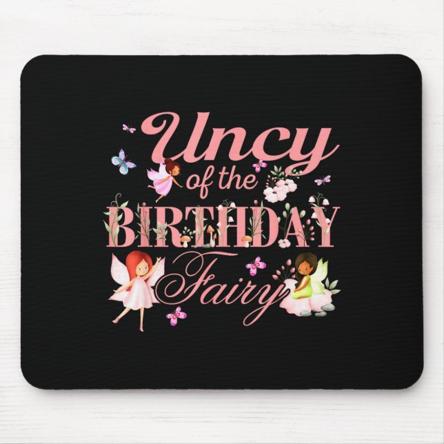 Mousepad Uncy Of The Birthday Fairy Little Girl Magical Fam (Frente)