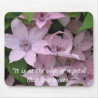 Mousepad Unfurled Clematis