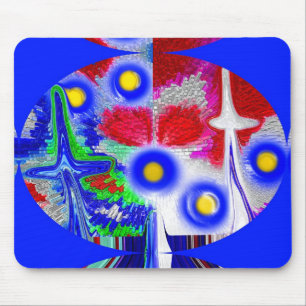 Mousepad União cósmica de arte de estrelas