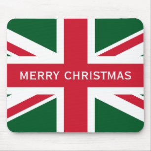 Mousepad União de Natal - Vermelho, Verde e Branco