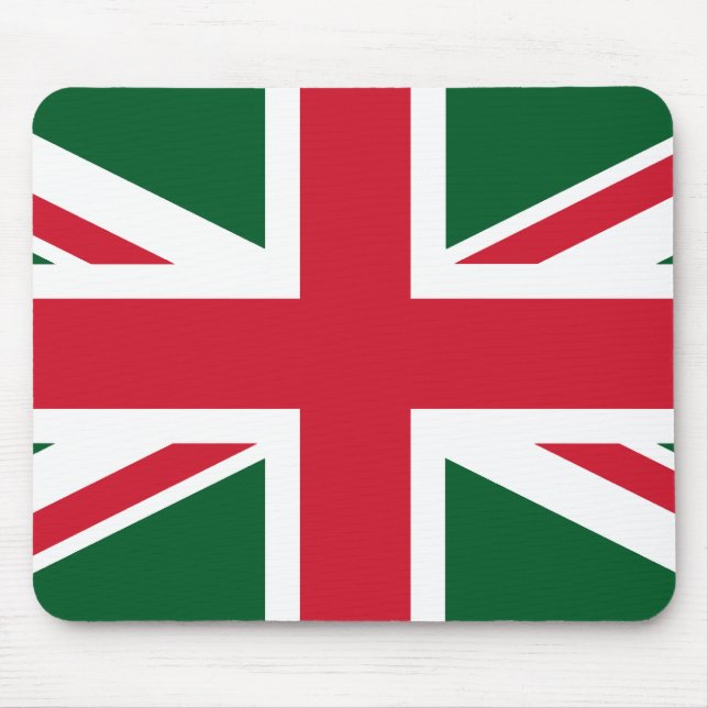 Mousepad União de Natal - Vermelho, Verde e Branco (Frente)