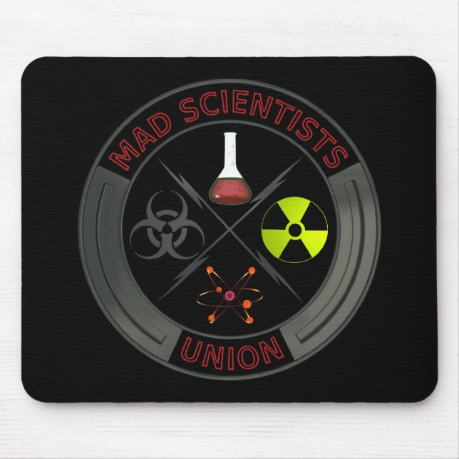 Mousepad União louca do cientista (Frente)