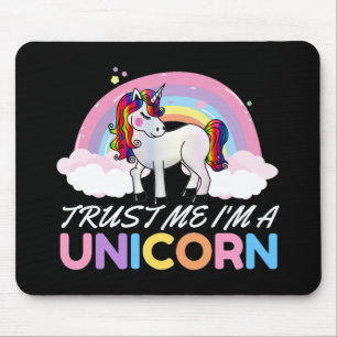 Mousepad Unicorn Confie em mim sou Unicórnio