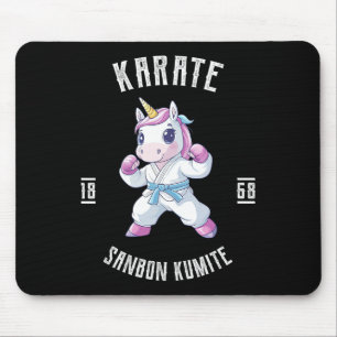 Mousepad Unicorn Karate - Artista Marcial Japonês