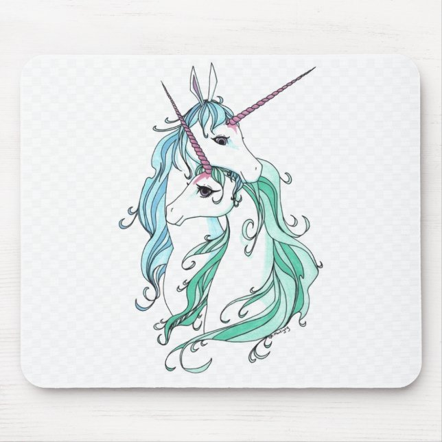 Mousepad Unicorn Love (Frente)