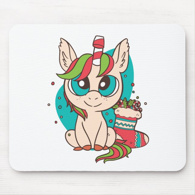 Mousepad Unicorn Natal (Frente)