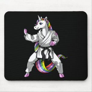 Mousepad Unicorn Ninja Karate Martial Art Kickboxing Taekwo