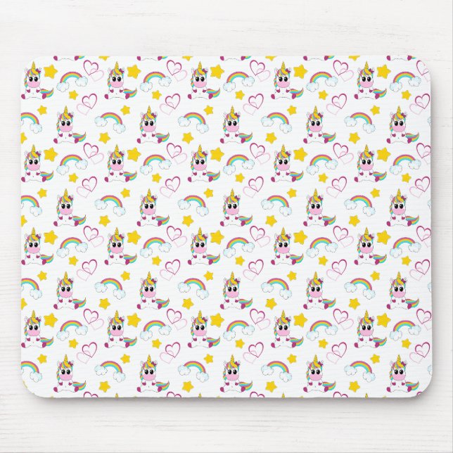 Mousepad Unicorn pattern (Frente)