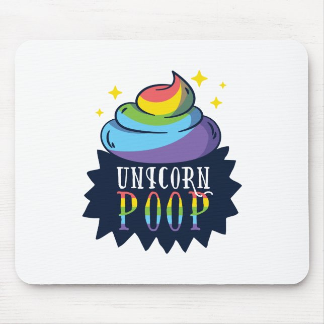 Mousepad Unicorn Poop (Frente)
