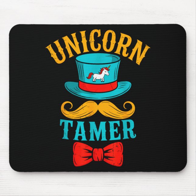 Mousepad Unicorn Tamer - Circus Party Unicorn Lover Circus  (Frente)