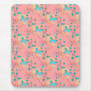 Mousepad unicórnio azul