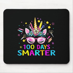 Mousepad Unicórnio do 100º Dia de Escola 100 Dias Mais Inte