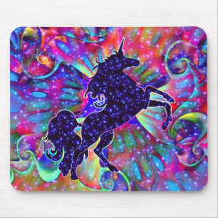 Mousepad UNICÓRNIO DO UNIVERSO colorido
