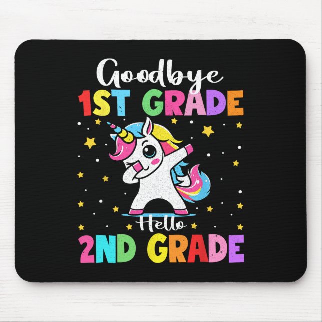 Mousepad Unicórnio Engraçado Bom  (Frente)