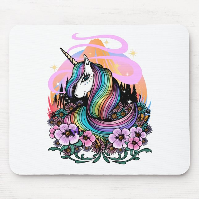 Mousepad Unicórnio Majestoso (Frente)