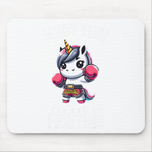 Mousepad Unicórnio Muay Thai - Kickboxing e Unicórnio Thai