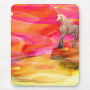 Mousepad Unicórnio no Deserto Pintado