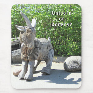 Mousepad Unicórnio ou Donkey? Palanga, LITUÂNIA -