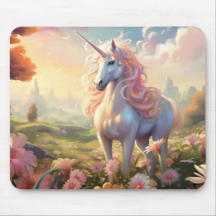 Mousepad Unicórnio Rosa
