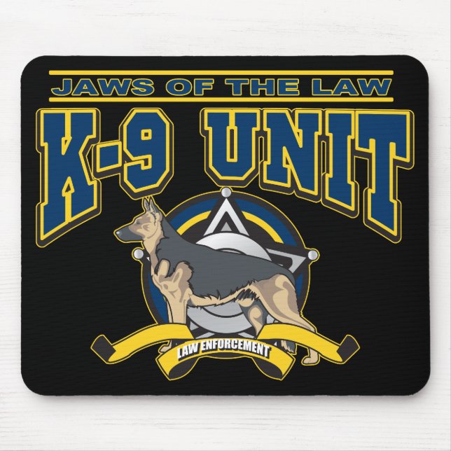 Mousepad Unidade da polícia K-9 (Frente)