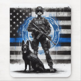 Mousepad Unidade de Polícia do K9