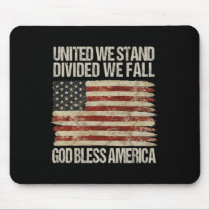 Mousepad Unidos Nós Nos Dividimos Nós Caímos Na América Deu