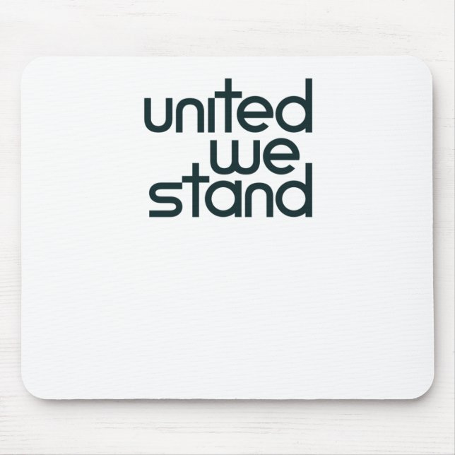 Mousepad United We Stand Sticker (Frente)