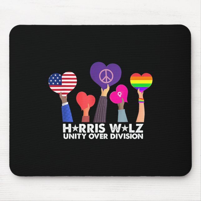 Mousepad Unity Over Division Harris 2024 Wheimer 2024 Votaç (Frente)