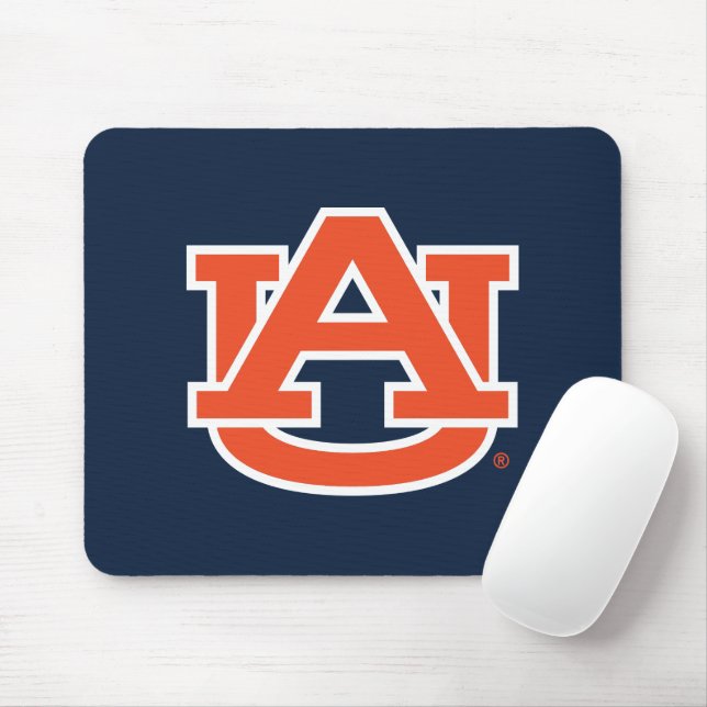 Mousepad Universidade Auburn | Logotipo UA Auburn (Com mouse)