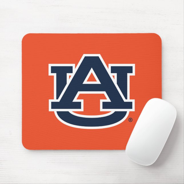 Mousepad Universidade Auburn | Logotipo UA Auburn (Com mouse)