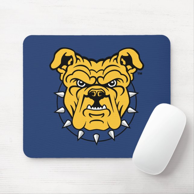 Mousepad Universidade Estadual da NCA&T | Rosto de Buldogue (Com mouse)