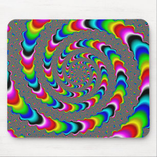 Mousepad Universo do arco-íris - arte do Fractal
